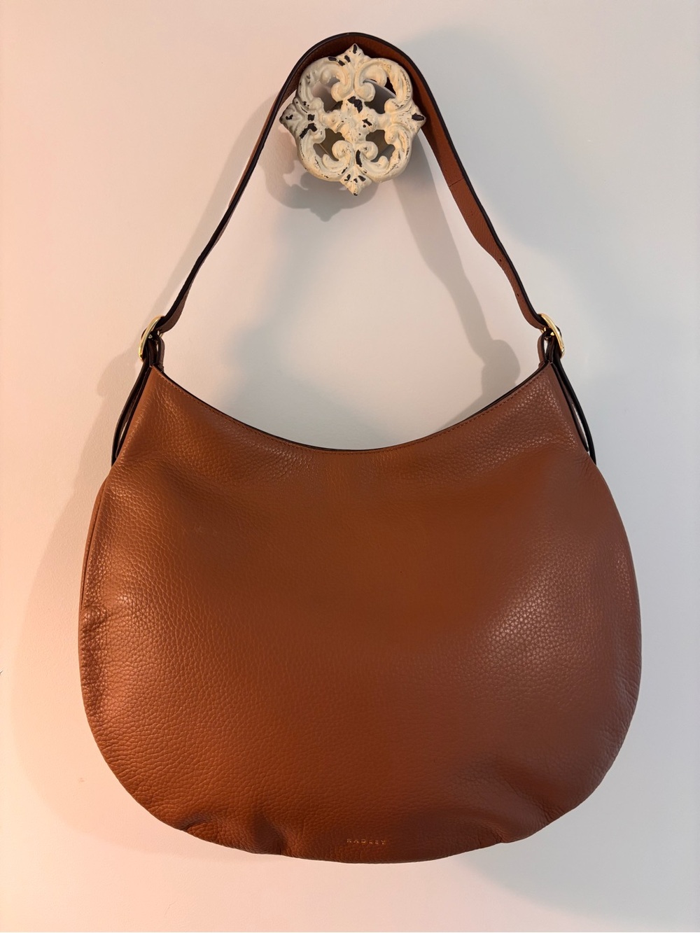 RADLEY LONDON NWT medium Brown Kensington Place Shoulder bag with dust bag